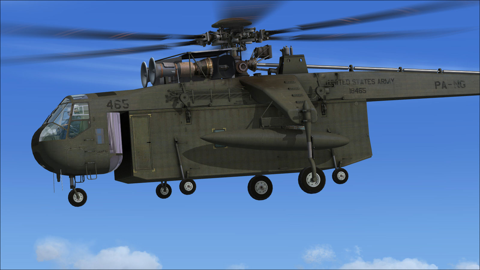 Sikorsky Ch A Tarhe Erickson S E Aircrane Skycrane For Fsx P D