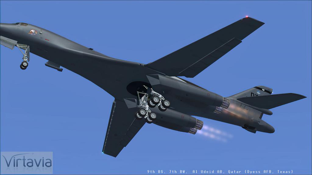 Rockwell B-1B Lancer For FSX By Virtavia