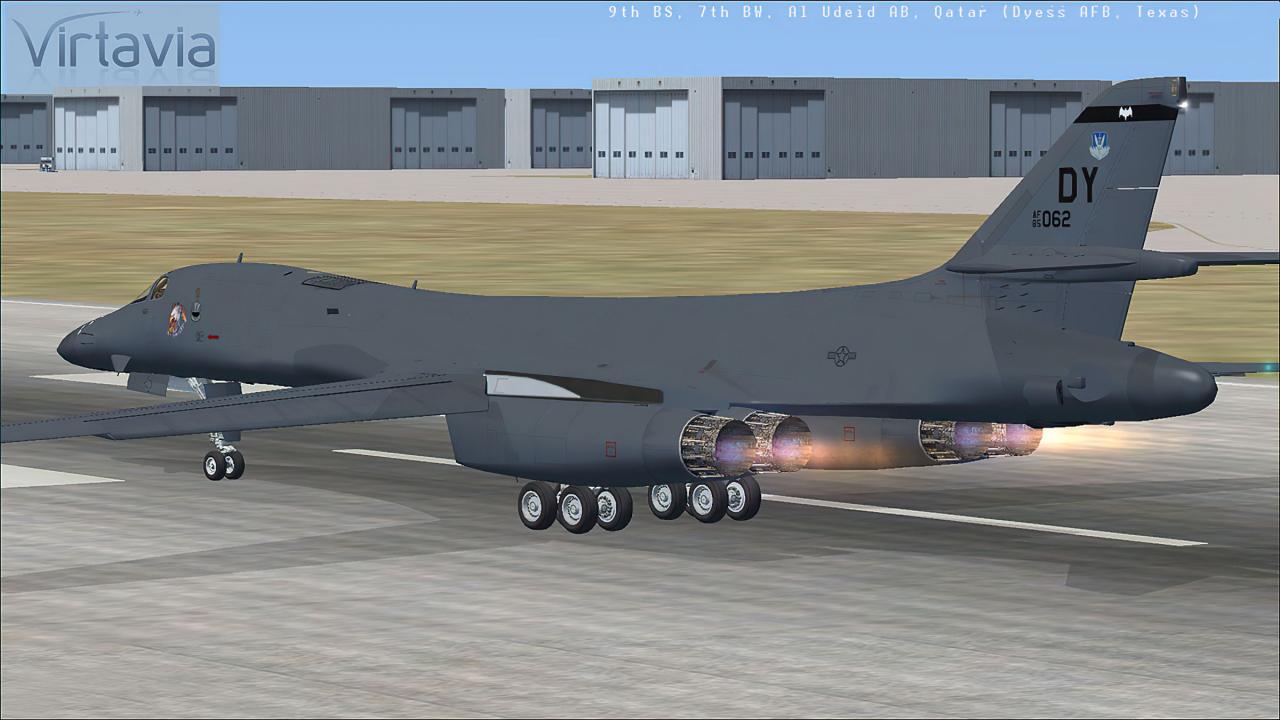 Rockwell B-1B Lancer For FSX By Virtavia