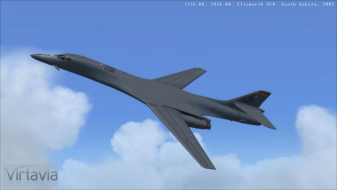 Rockwell B-1B Lancer For FSX By Virtavia