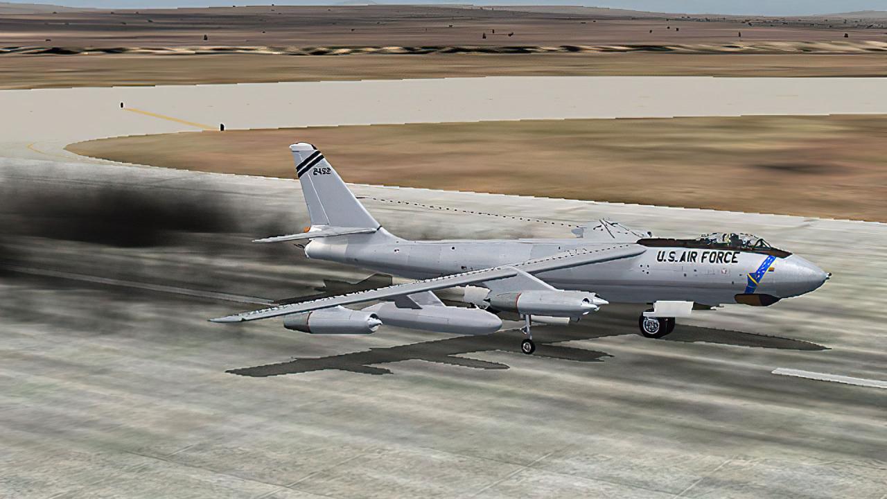 Boeing B-47E Stratojet For FSX/FS2004 By Virtavia