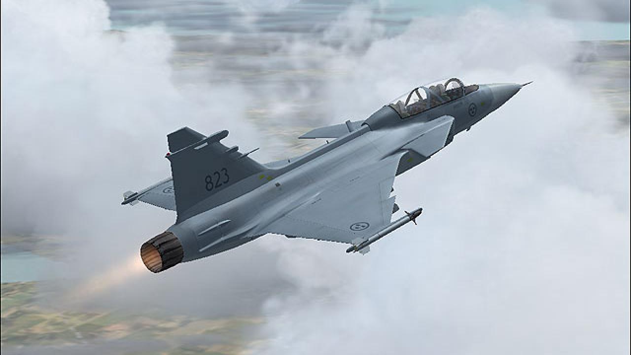 Saab Gripen for FSX/FS2004 by Virtavia