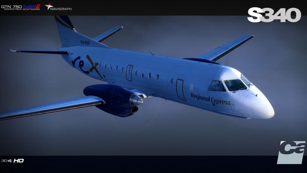aloha air cargo saab 340 fsx