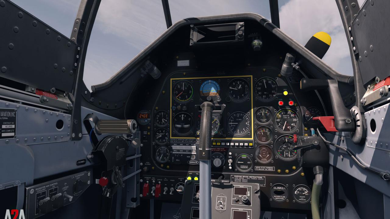 P-51 Mustang Civilian Accu-Sim for P3D/FSX by A2A Simulations