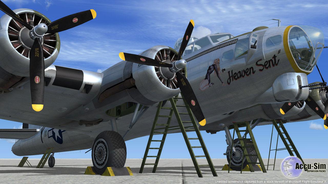 Boeing B-17 Flying Fortress Accu-Sim For FSX By A2A Simulations