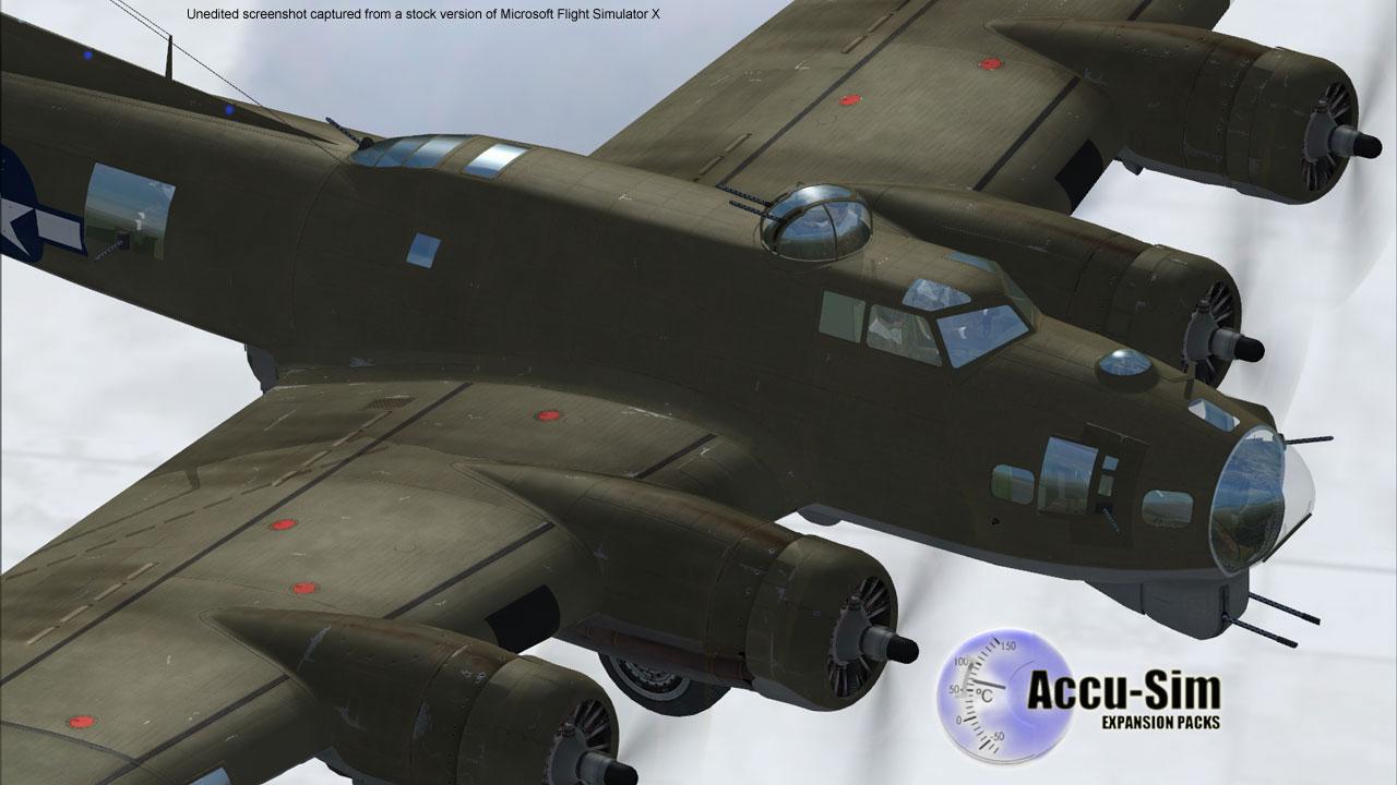 Boeing B-17 Flying Fortress Accu-Sim For FSX By A2A Simulations