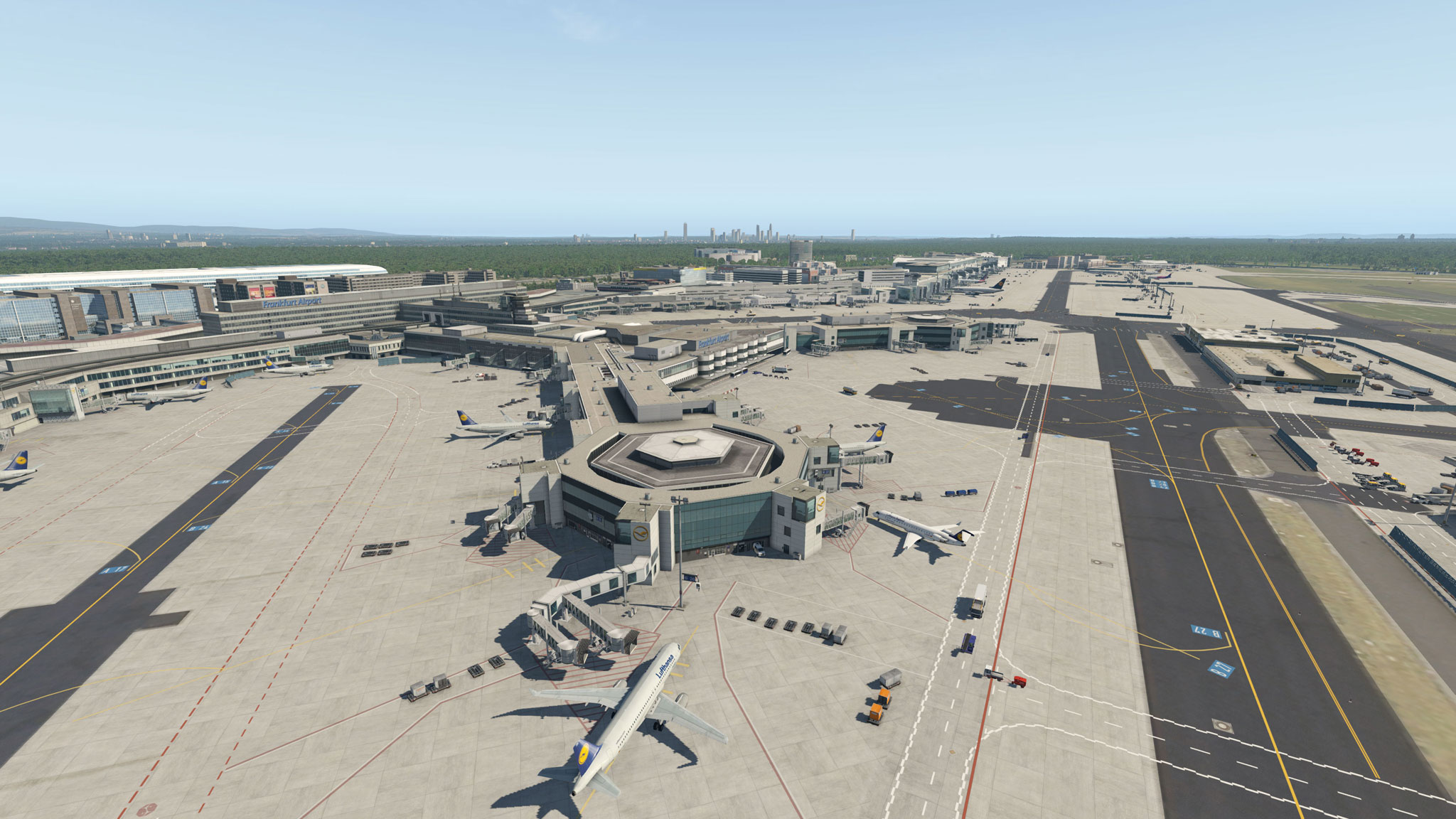 Airport Frankfurt Scenery for X-Plane 11 by Aerosoft