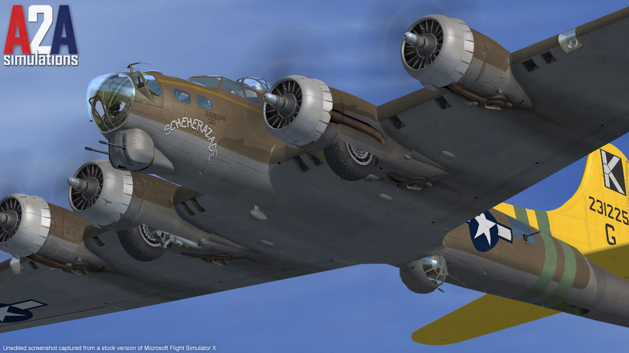 Boeing B-17 Flying Fortress Accu-Sim For FSX By A2A Simulations