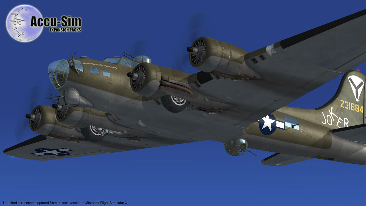 Boeing B-17 Flying Fortress Accu-Sim For FSX By A2A Simulations