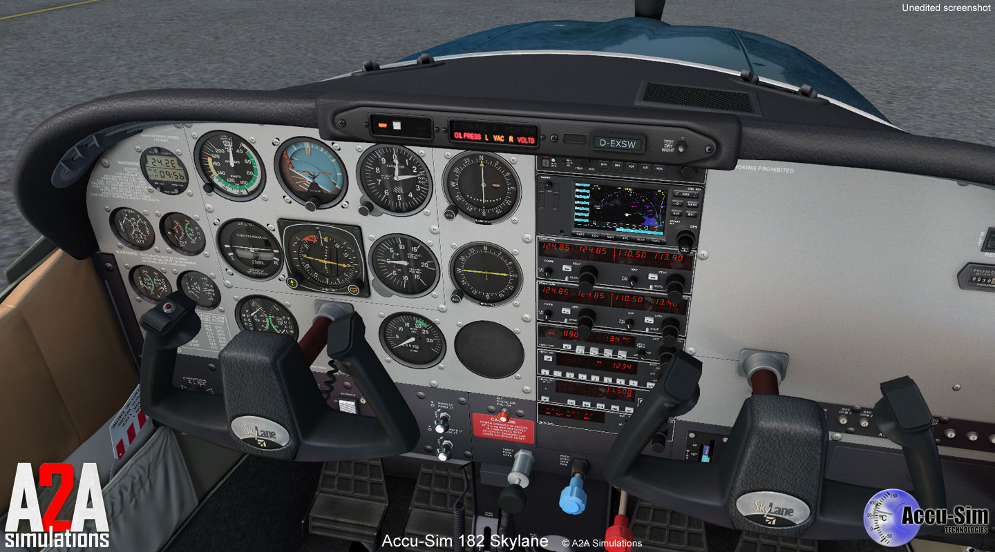 Cessna 182 Skylane Accu-Sim for FSX/P3D by A2A Simulations