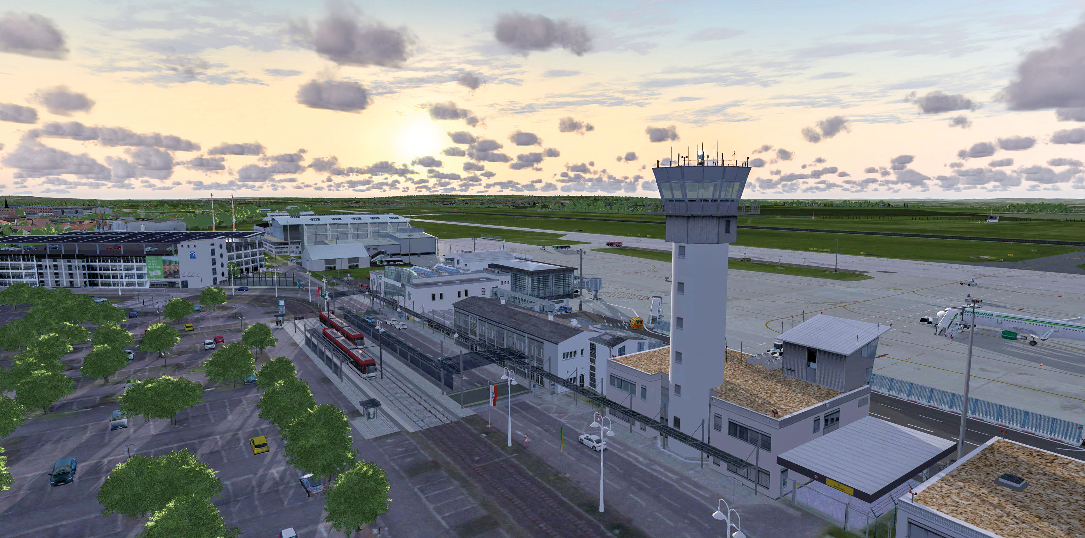 Airport Erfurt Scenery for P3Dv4 by Aerosoft