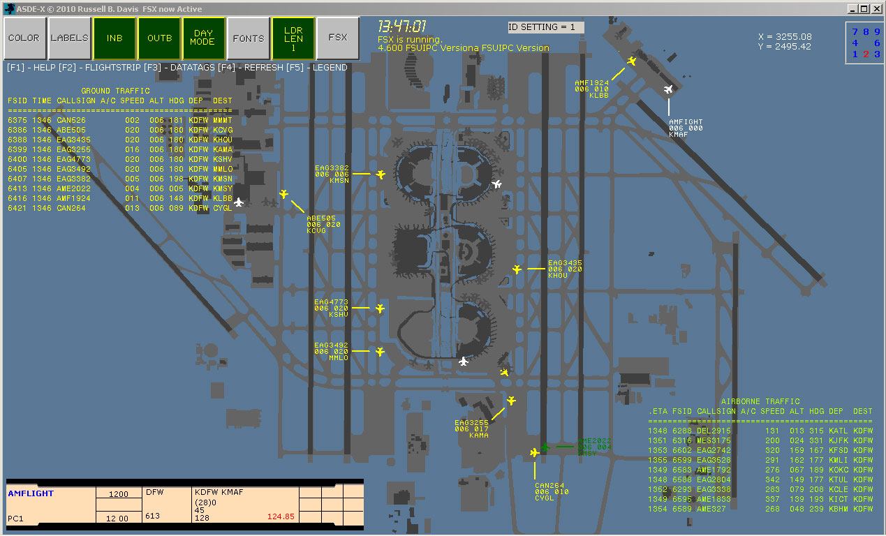 ASDE-X Airport Situational Display Enhancement for FSX by Thrill-Rider ...