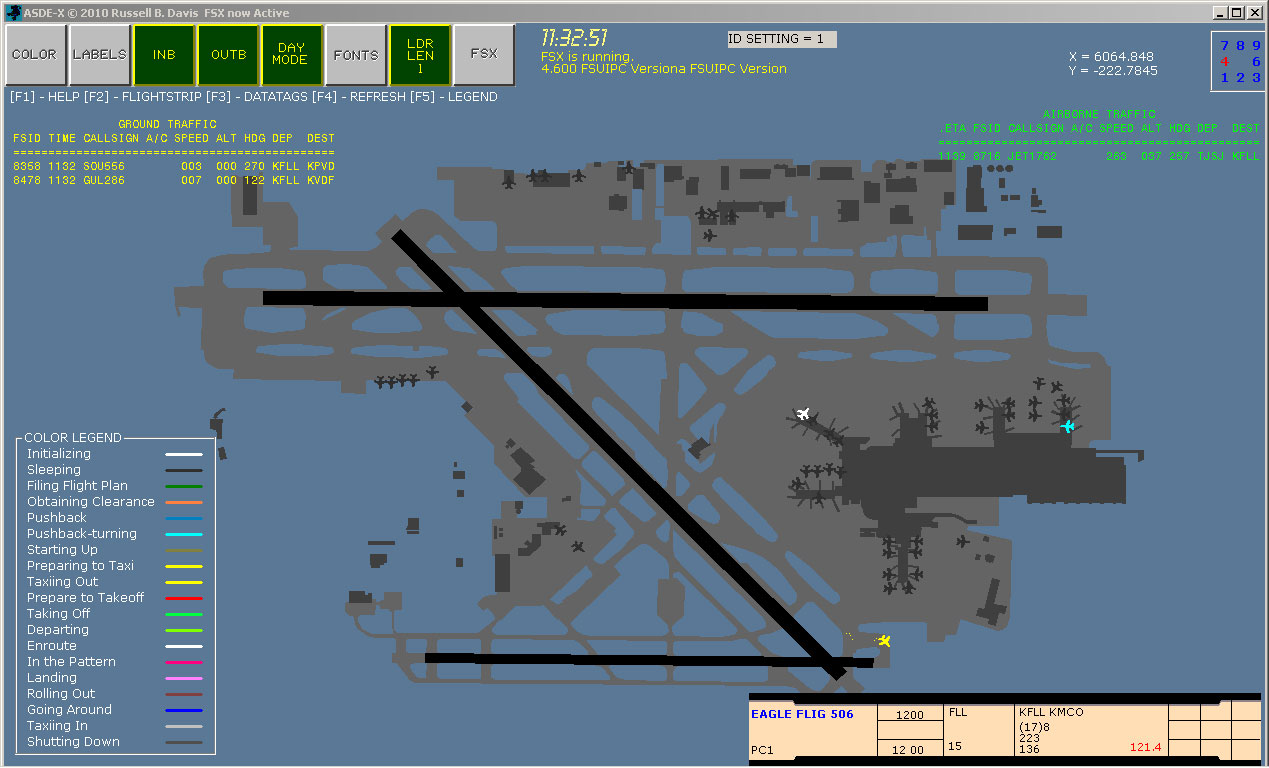 ASDE-X Airport Situational Display Enhancement for FSX by Thrill-Rider ...