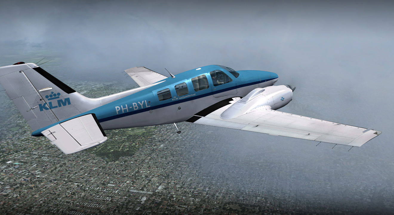 Beechcraft B58 Baron For FSX/P3D By Carenado