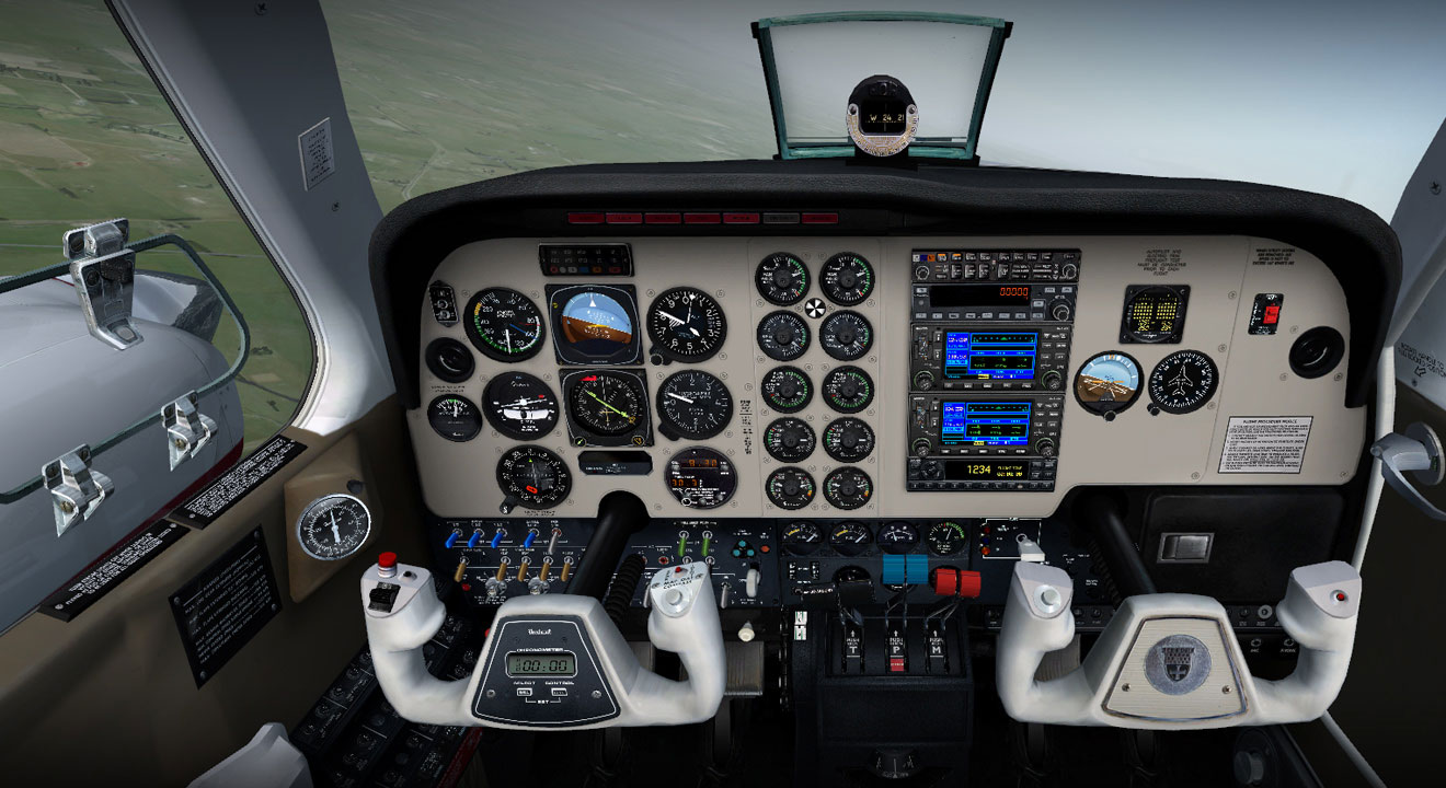 Beechcraft B58 Baron For FSX/P3D By Carenado