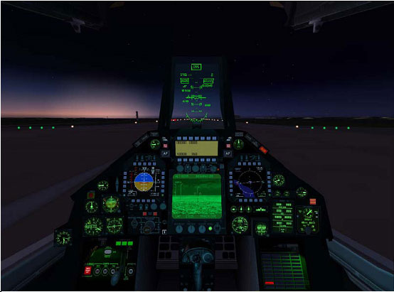 f117 cockpit sim
