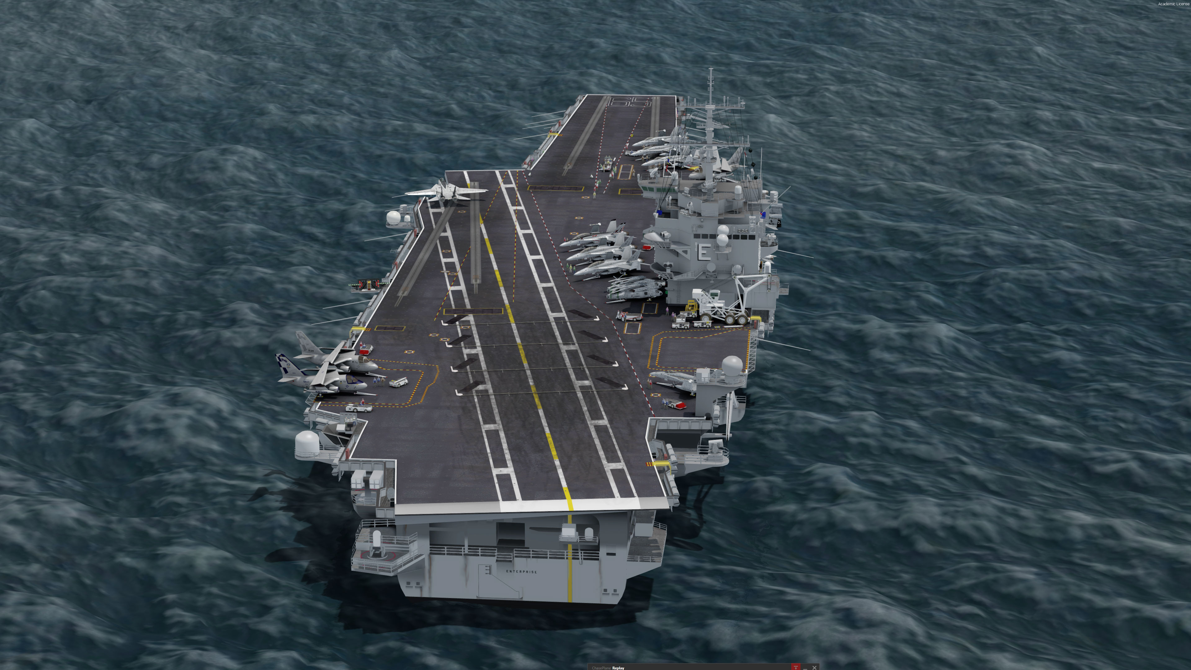 flight simulator x aircraft carrier