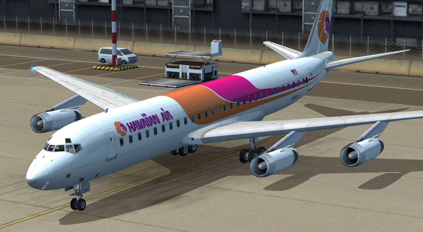 DC-8 Jetliner Series 50 to 70 Livery Pack 1 for FSX/P3D by Just Flight