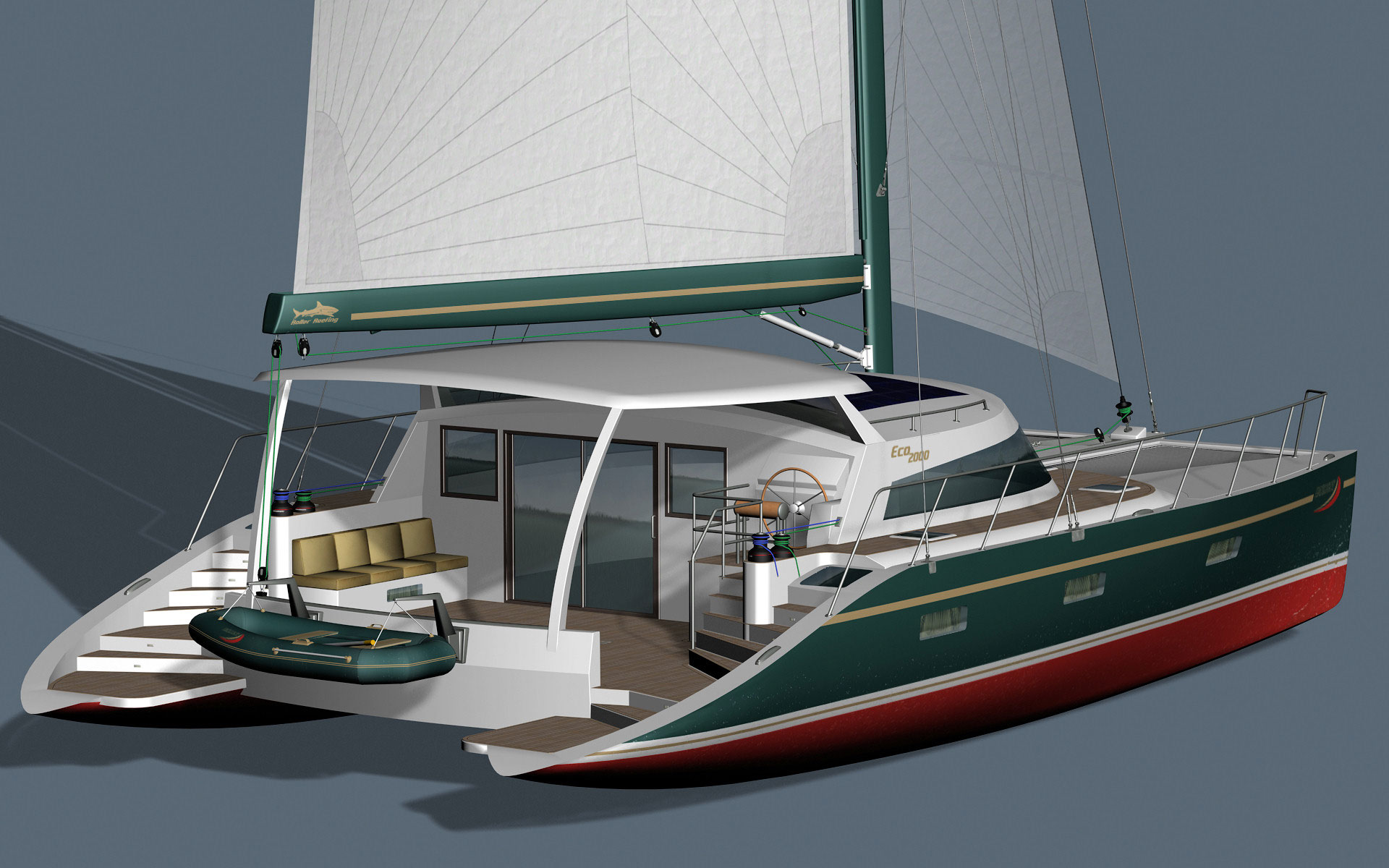 catamaran sailing simulator