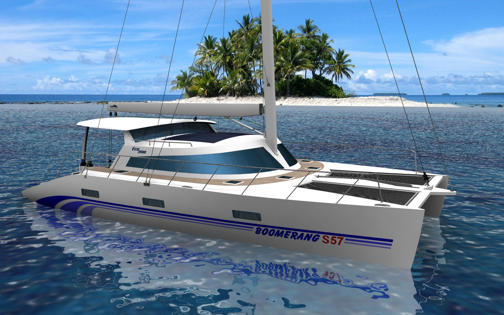 catamaran sailing simulator