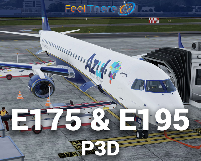 Embraer E-Jets E175 & E195 V3 for P3D by feelthere