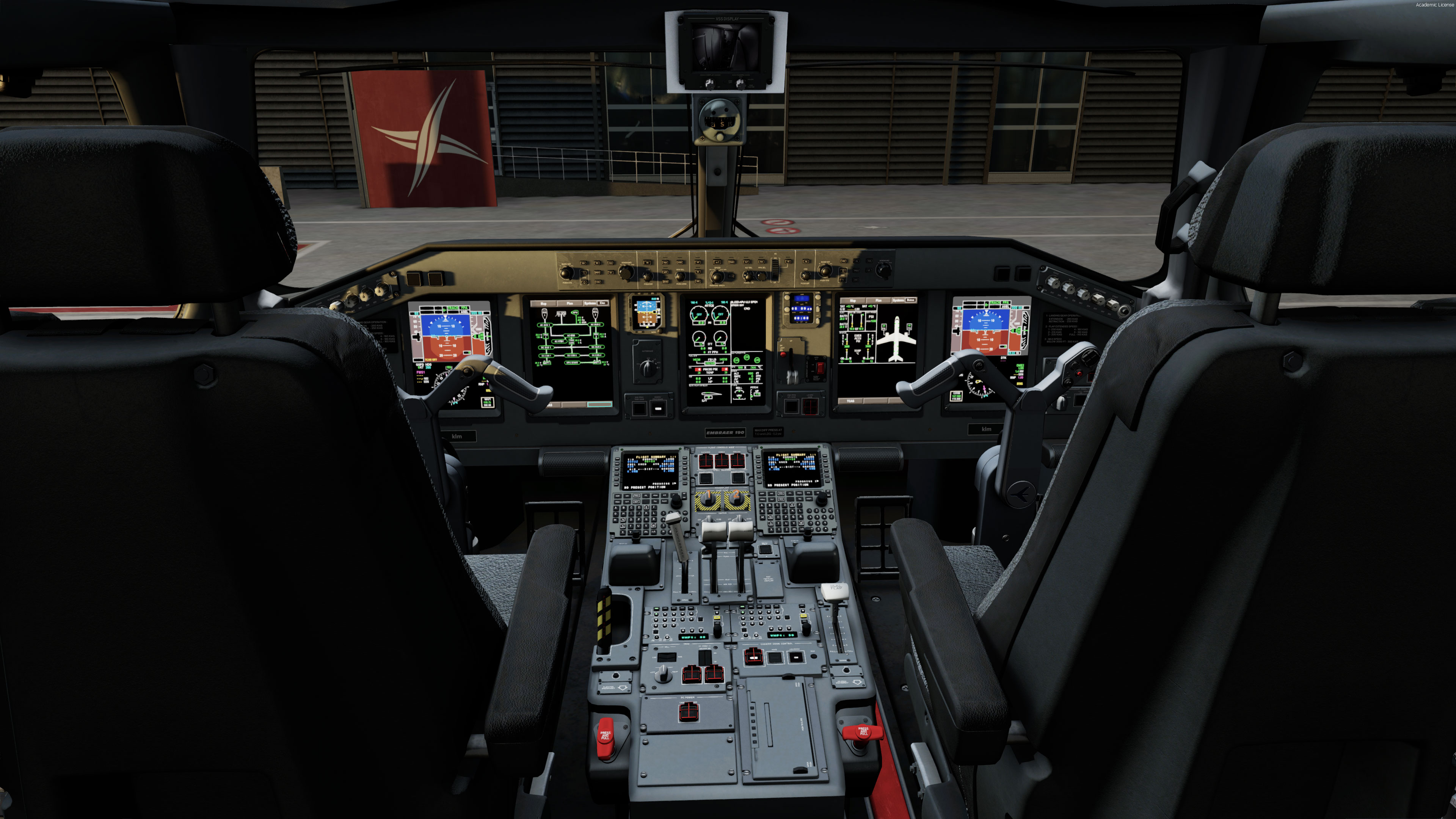 Embraer E-Jets E170 & E190 V3 For P3D By Feelthere