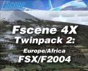 FScene 4X Twinpack #2: Europe/Africa for FSX & FS2004