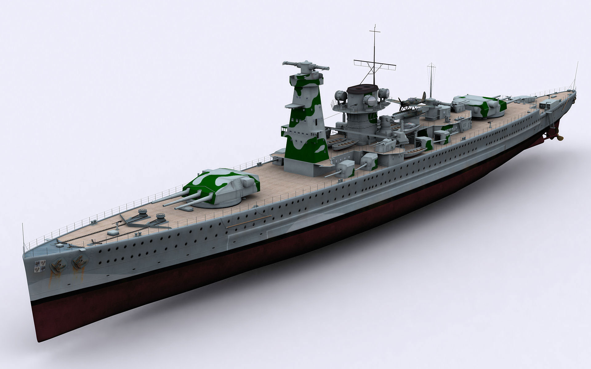 Admiral Graf Spee Battleship for FSX by Deltasim Studio