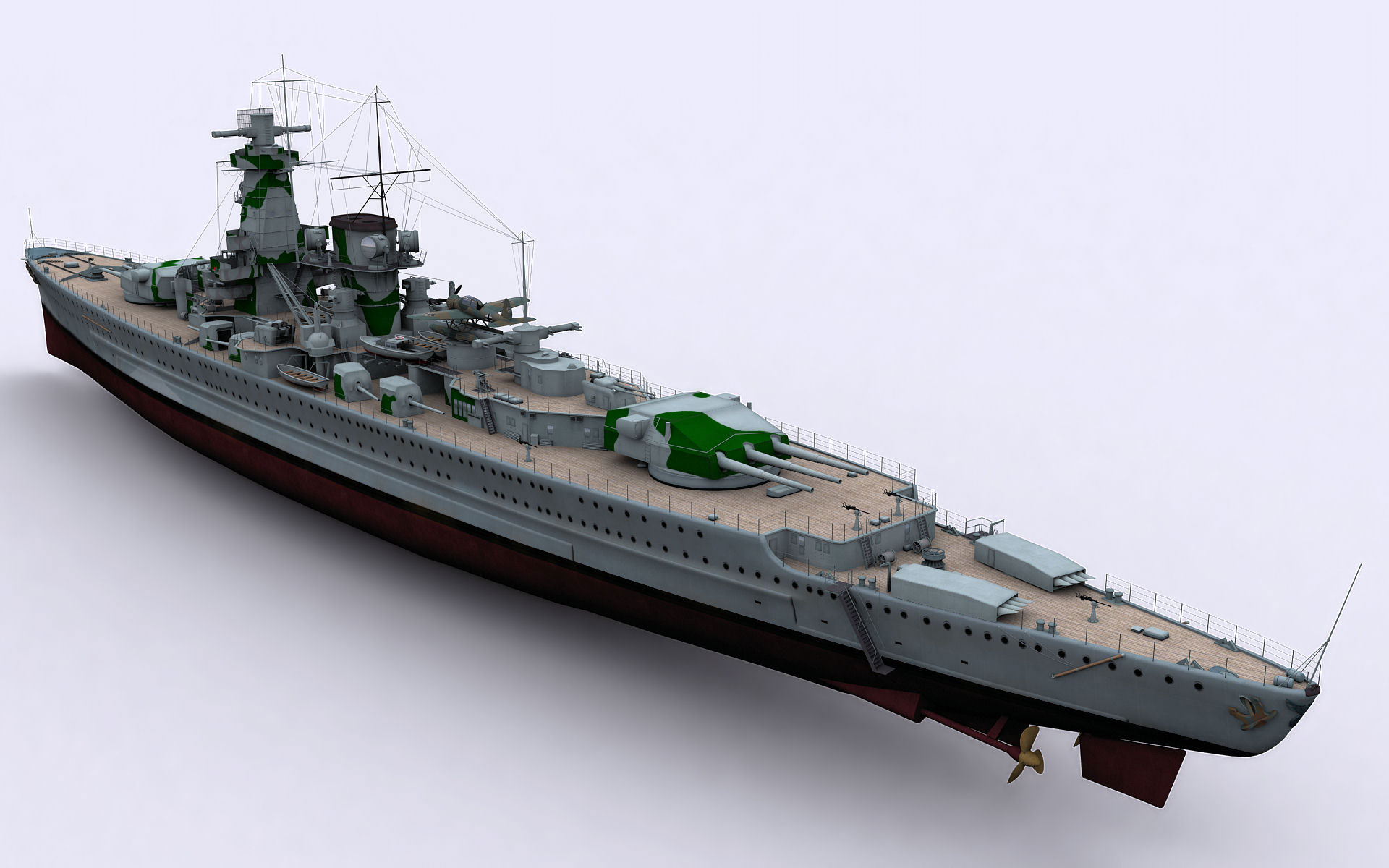 Admiral Graf Spee Battleship for FSX by Deltasim Studio