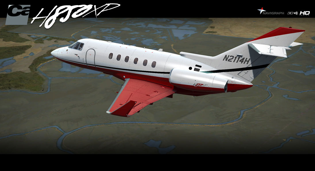 Hawker 850XP H25B HD Series for FSX/P3D by Carenado