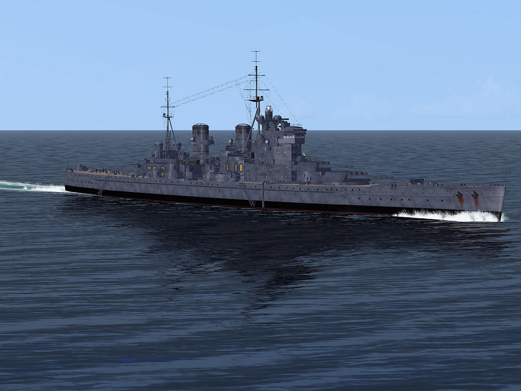 HMS King George V Battleship for FSX by Deltasim Studio