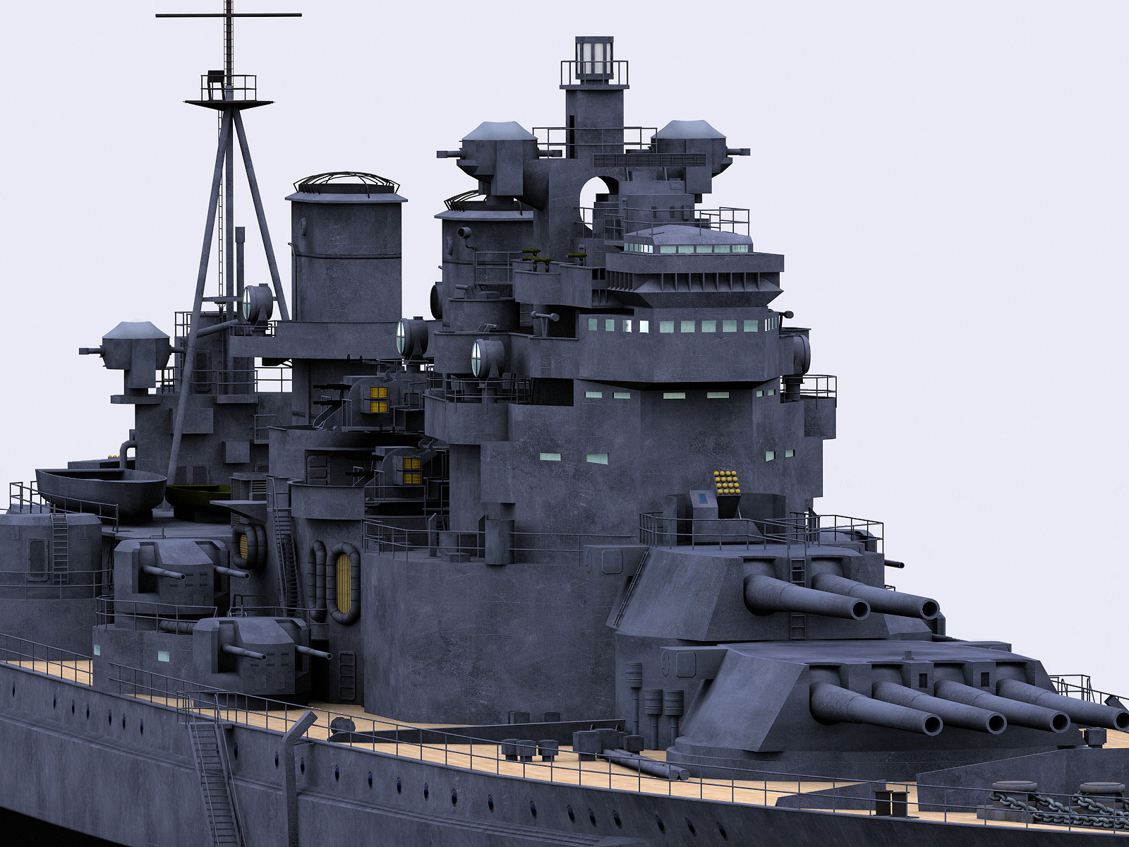 HMS King George V Battleship for FSX by Deltasim Studio