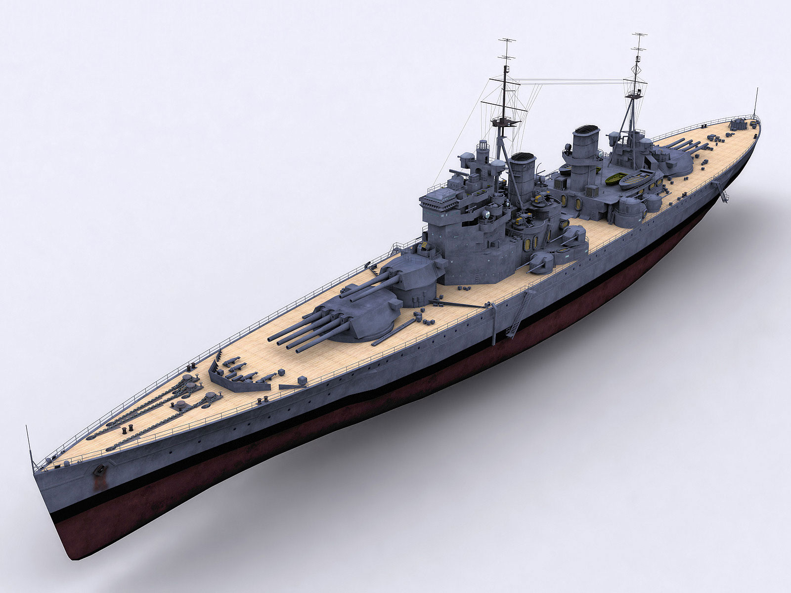 HMS King George V Battleship for FSX by Deltasim Studio