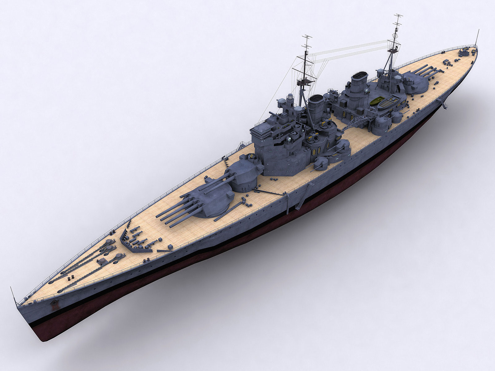 HMS King George V Battleship for FSX by Deltasim Studio