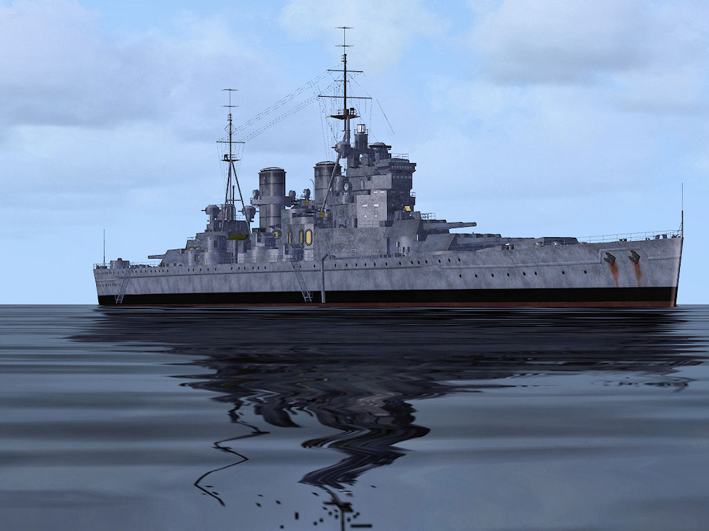 HMS King George V Battleship for FSX by Deltasim Studio