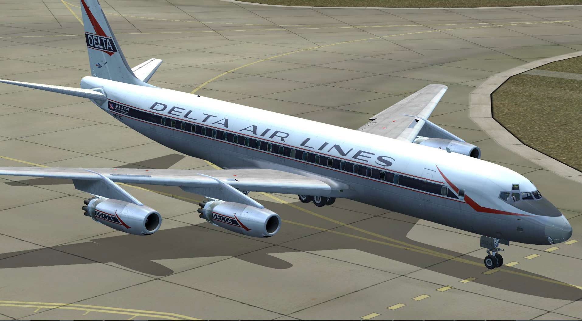 DC-8 Jetliner Series 10 to 40 for FSX/P3D by Just Flight