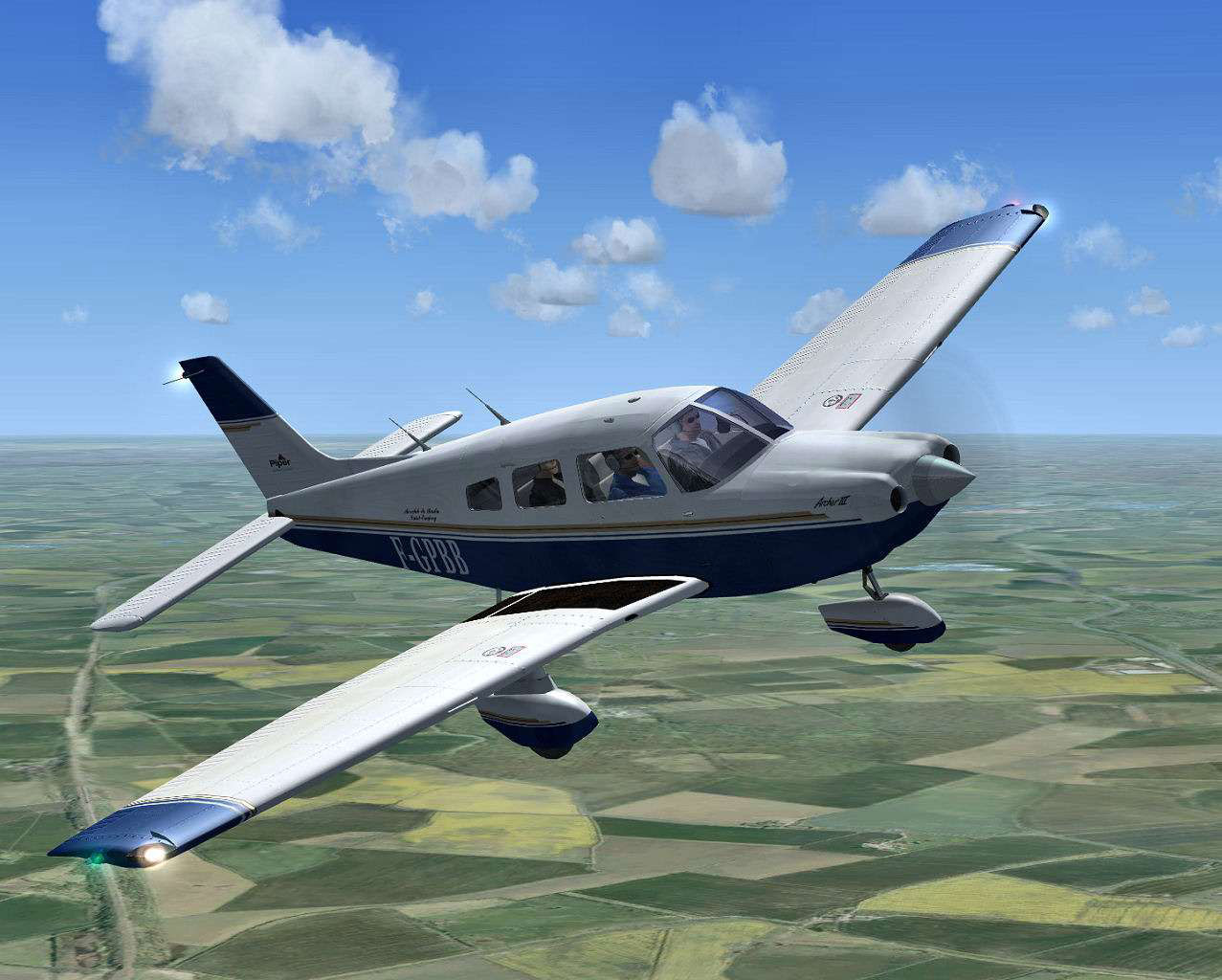 Flying Club Piper Archer Iii For Fsx Fs2004 By Just Flight