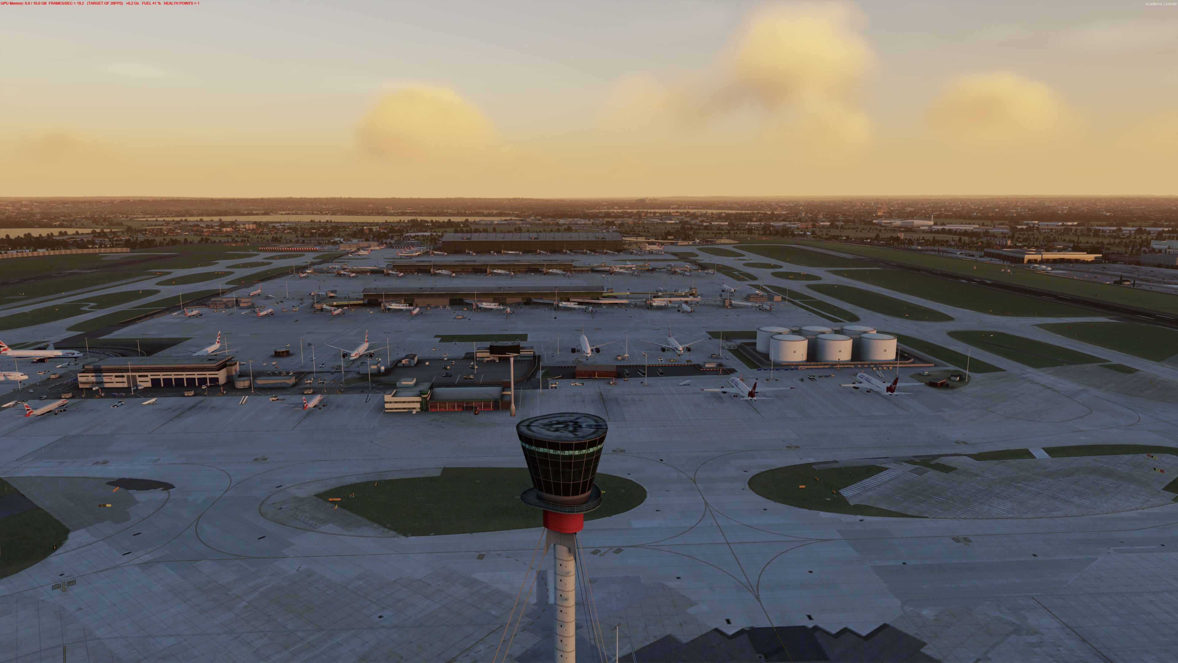 Mega Airport London Heathrow Professional Scenery For P3d By Aerosoft