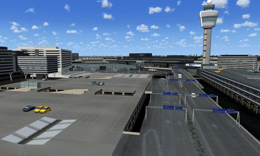 Mega Airport Amsterdam (Schiphol) X Scenery for FSX by Aerosoft