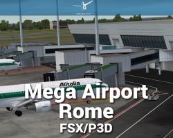Mega Airport Rome Scenery