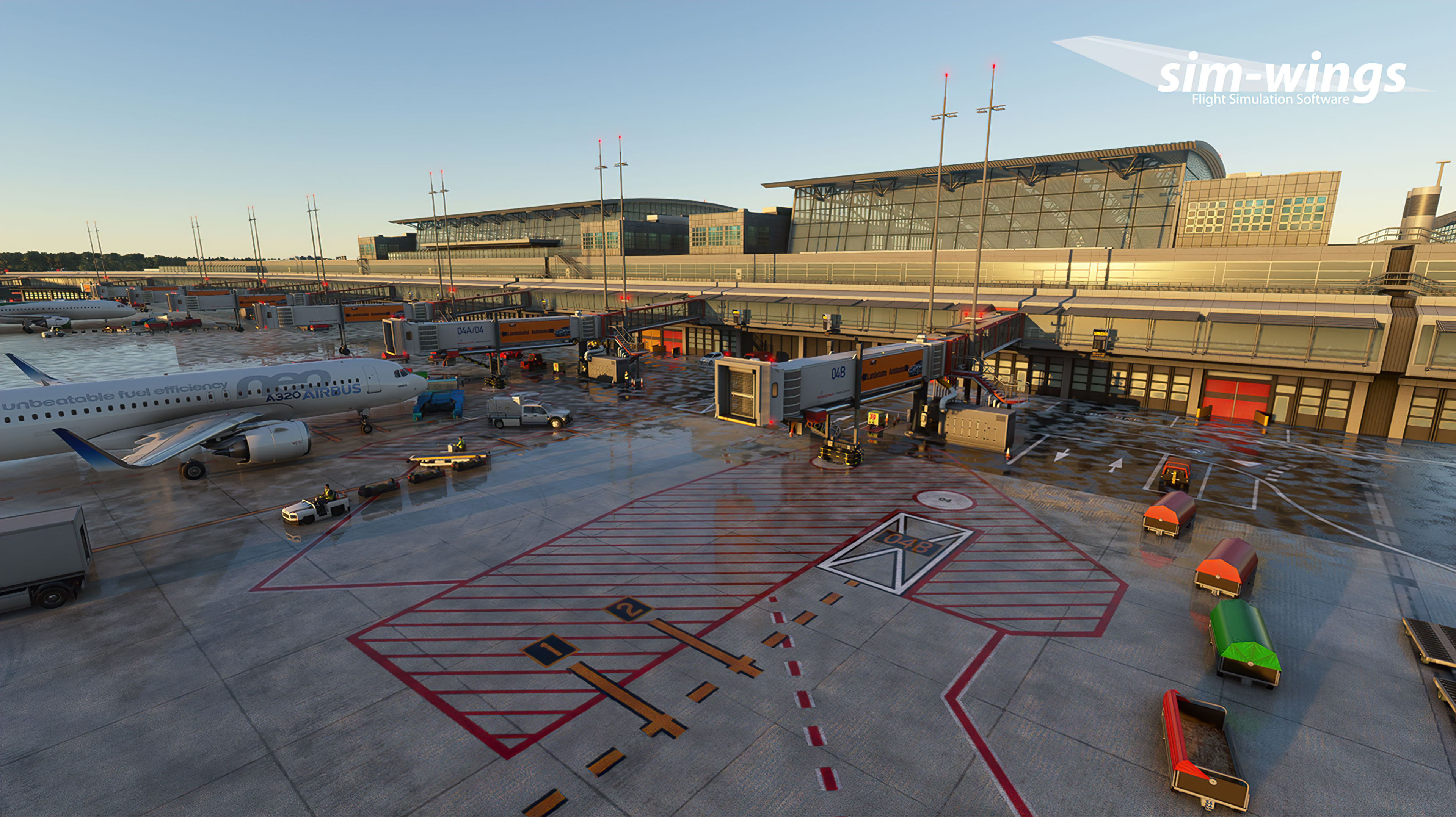 Hamburg Airport (EDDH) Scenery for MSFS by Aerosoft