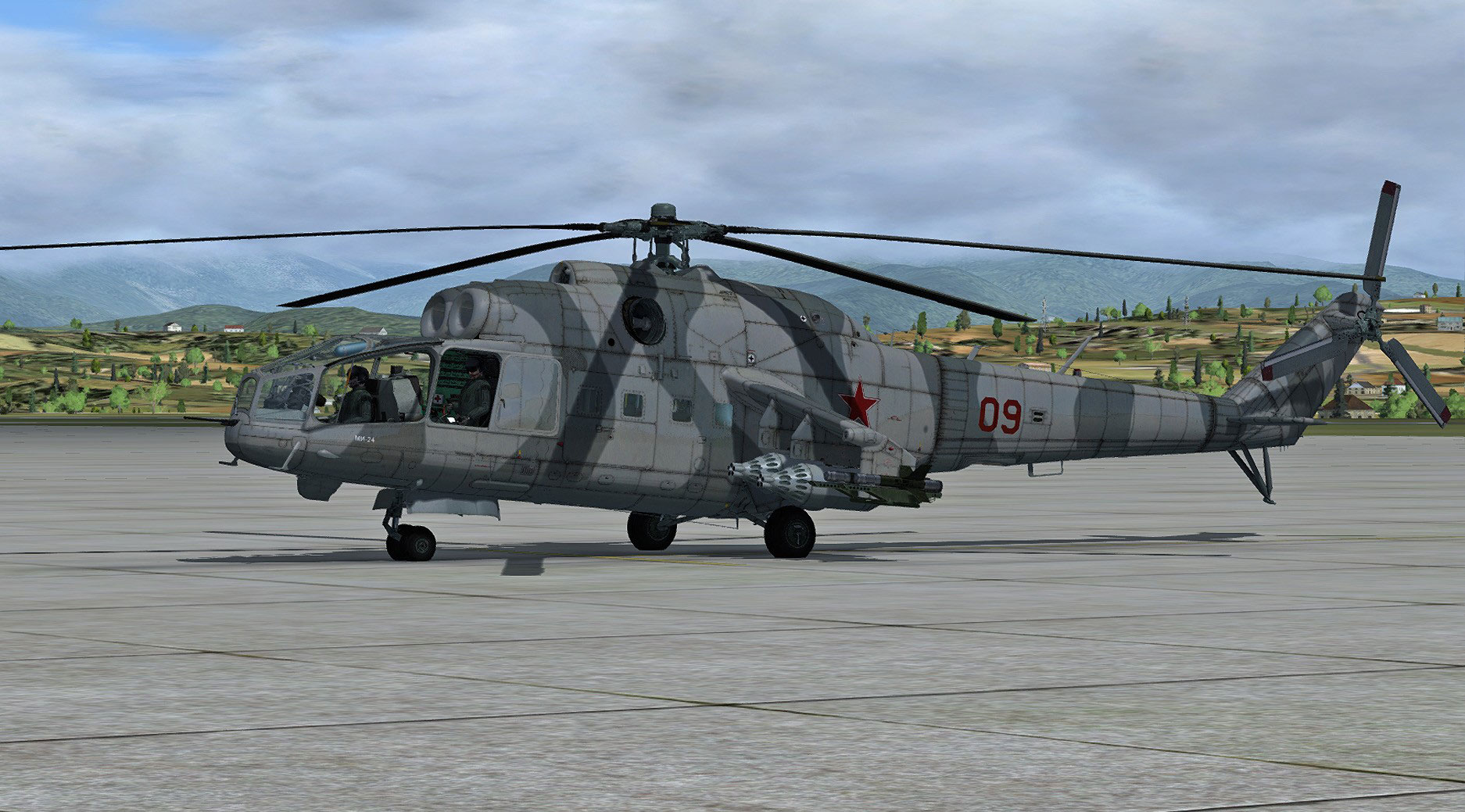 Mil Mi-24A Hind-B For FSX/P3D By Nemeth Designs