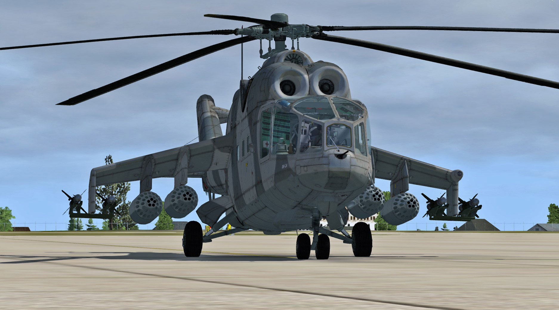 Mil Mi-24A Hind-B for FSX/P3D by Nemeth Designs