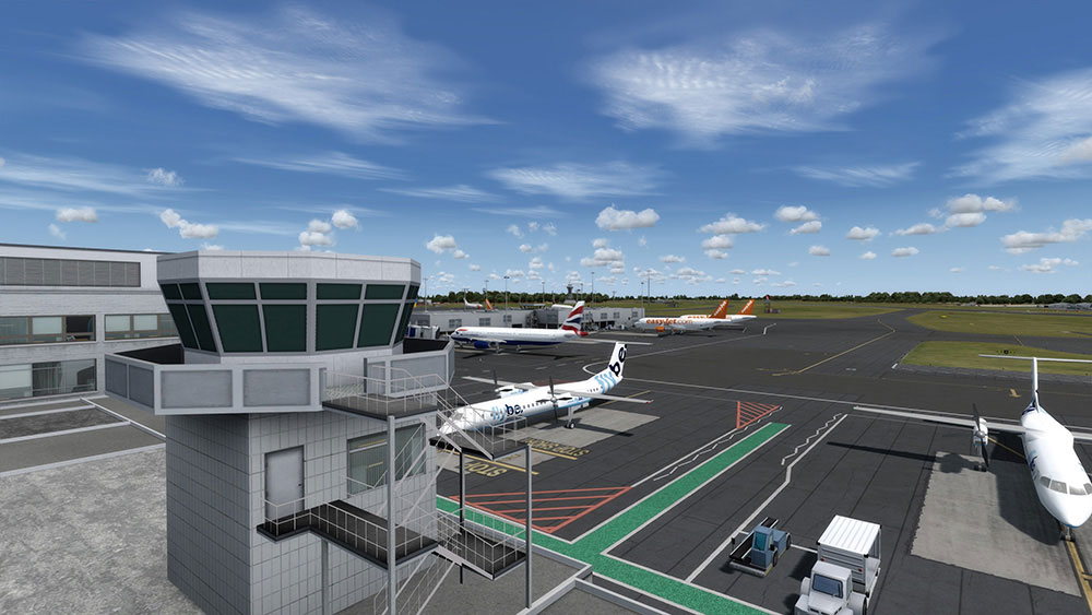 Newcastle X Airport Scenery for FSX by Aerosoft