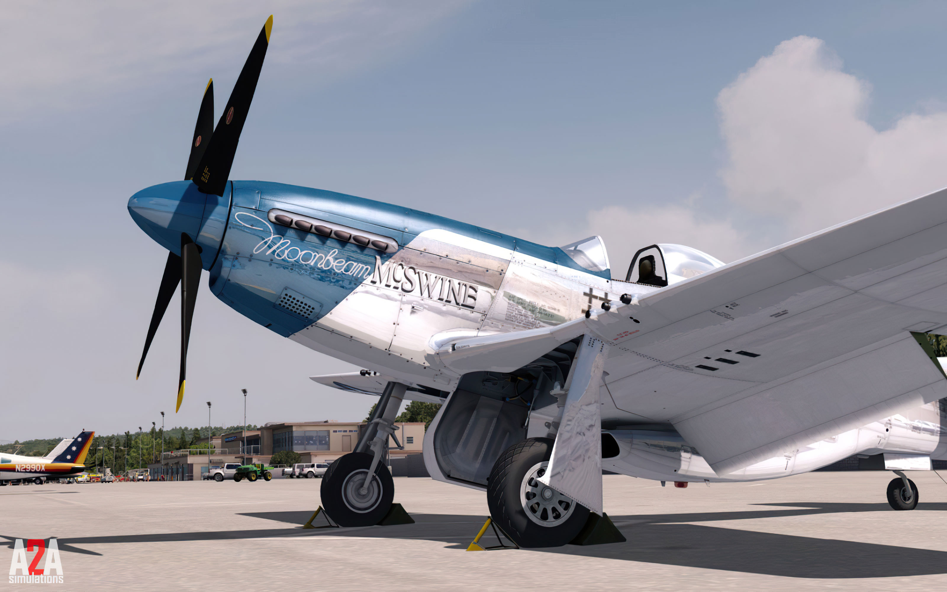 P-51 Mustang Civilian Accu-Sim for P3D/FSX by A2A Simulations