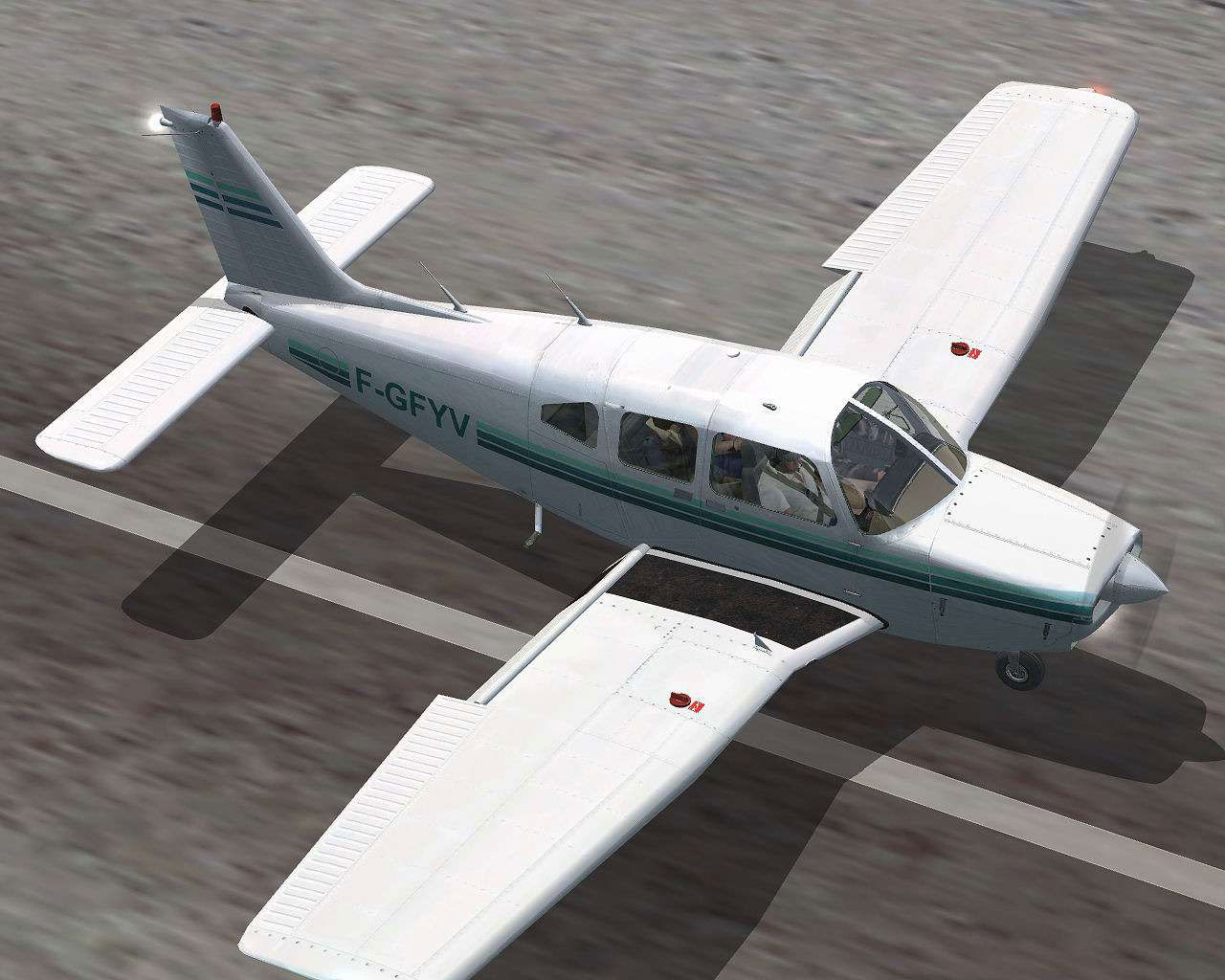 Flying Club Piper PA28-161 Warrior for FSX/FS2004 by Just Flight