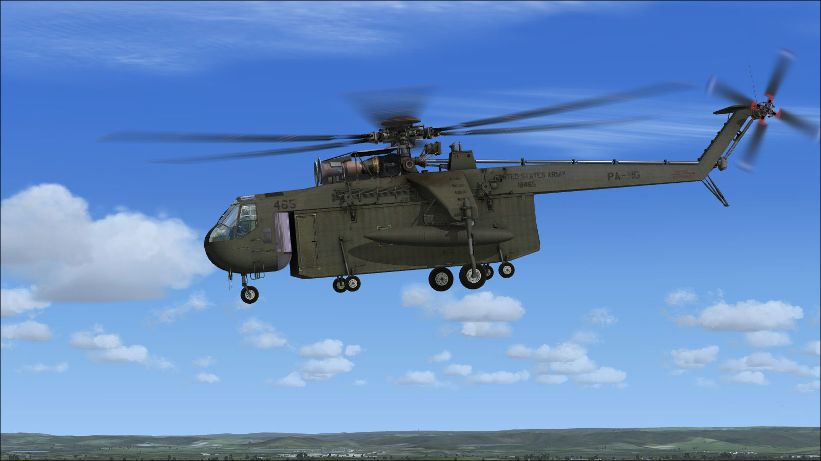 Sikorsky CH-54A Tarhe & Erickson S-64E Aircrane (Skycrane) for FSX/P3D ...