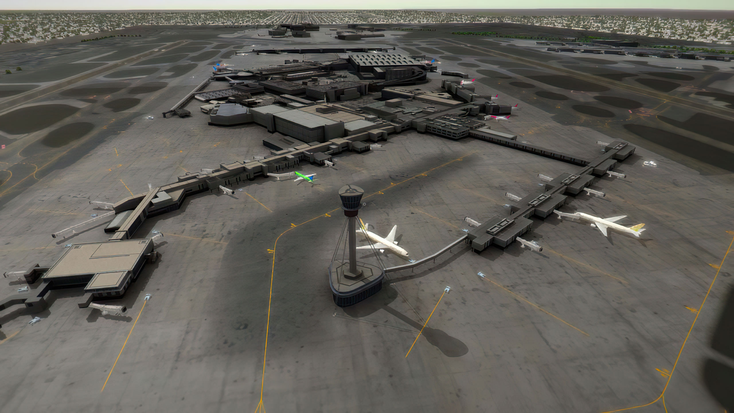 London Heathrow (egll) Expansion For Tower! 3d By Feelthere