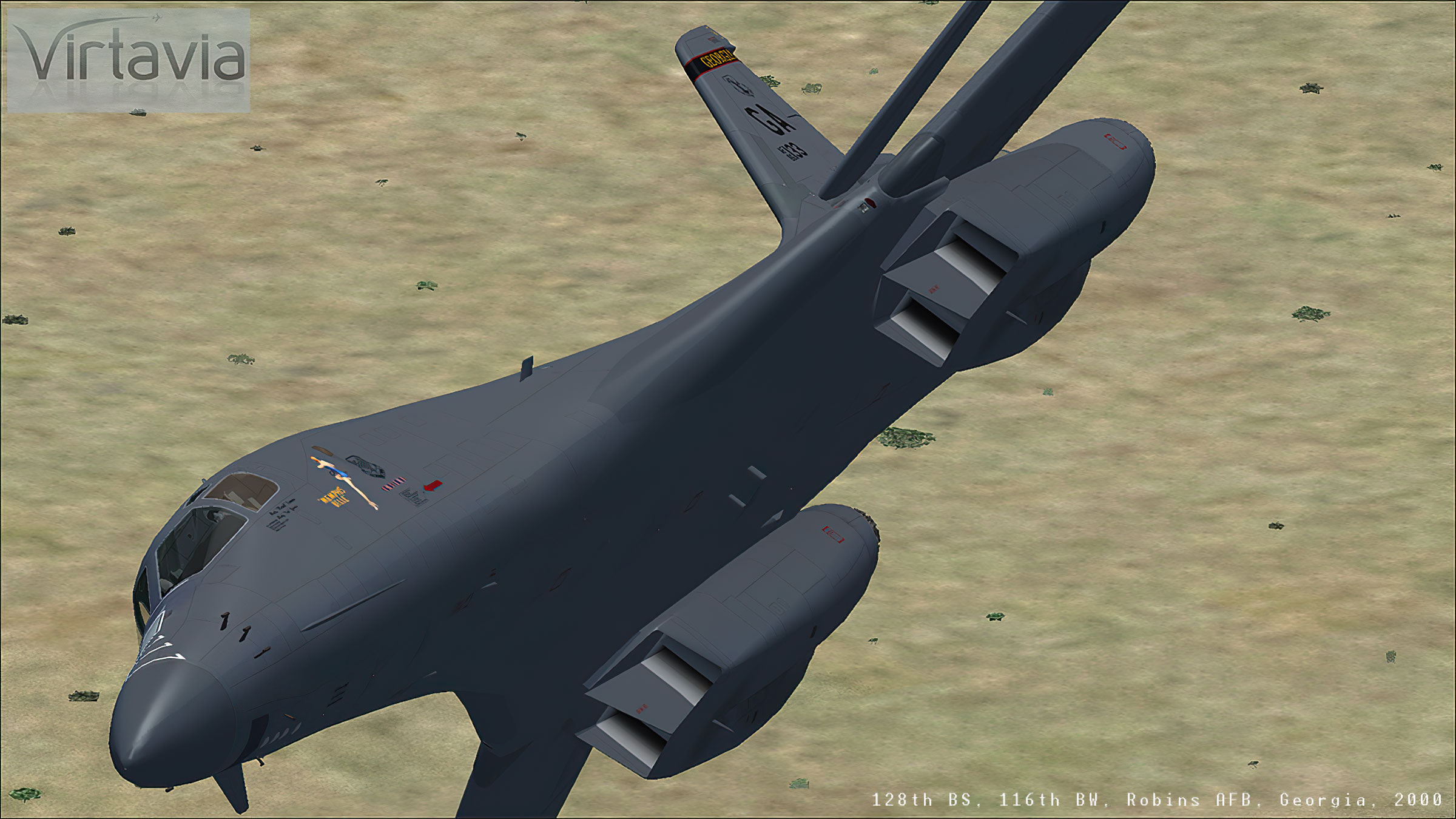 Rockwell B-1B Lancer For FSX By Virtavia