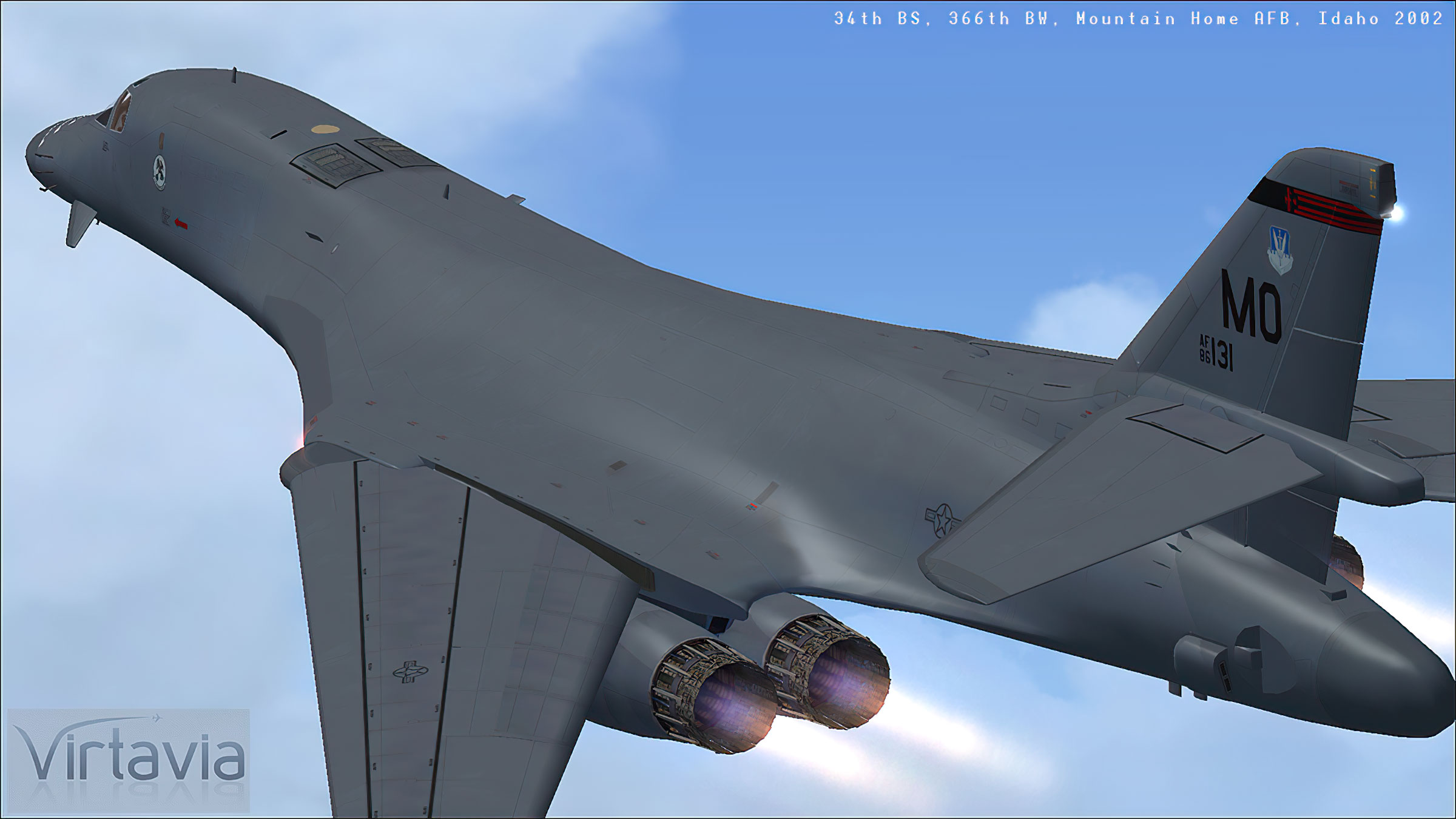 Rockwell B-1B Lancer For FSX By Virtavia